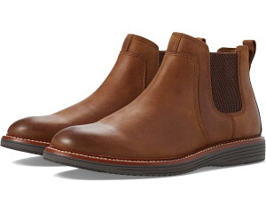 (���) �����Y �A�b�v�g�� �`�F���V�[ Johnston  Murphy men Upton Chelsea Brown Oiled Full Grain