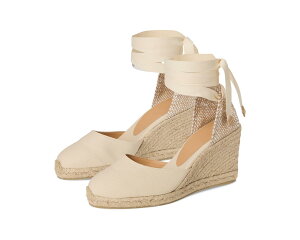 (���) �J�X�^�j�G�[�� ���f�B�[�X �J���[�i 80 �E�F�b�W �G�X�p�h���[�� CASTANER women Carina 80 Wedge Espadrille Ivory