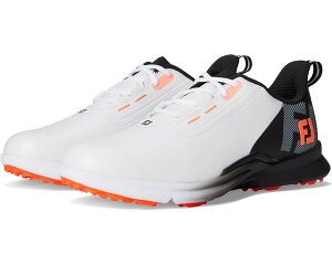 (���) �t�b�g�W���C �����Y FJ �t���[�G�� �S���t �V���[�Y- �v���r�A�X �V�[�Y�� FootJoy men FJ Fuel Golf Shoes- Previous Season White/Black/Coral
