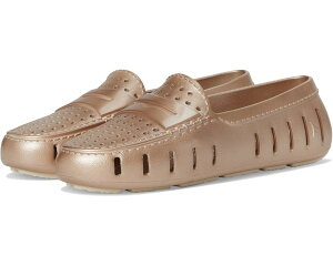 (���) �t���[�t�@ ���f�B�[�X ���^���b�N �|�b�V�� �h���C�o Floafers women Metallic Posh Driver Rose Gold/Cream
