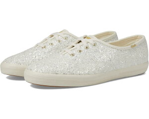 (���) �P�b�Y ���f�B�[�X �`�����s�I�� �O���b�^�[ ���[�X �A�b�v Keds women Champion Glitter Lace Up Cream