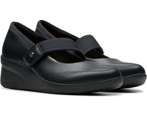 (���) �N���[�N�X ���f�B�[�X ���C Clarks women Suttyn May Black Leather