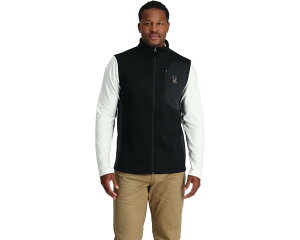 (���) �X�p�C�_�[ �����Y �o���f�B�b�g �x�X�g Spyder men Bandit Vest Black
