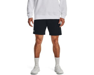 (���) �A���_�[�A�[�}�[ �����Y ���C�o�� �t���[�X �V���[�c Under Armour men Rival Fleece Shorts Black/White