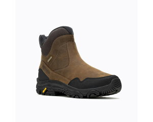(���) ������ �����Y �R�[���h�p�b�N 3 �T�[�� �g�[�� �W�b�v �E�H�[�^�[�v���[�t Merrell men Coldpack 3 Thermo Tall Zip Waterproof Earth