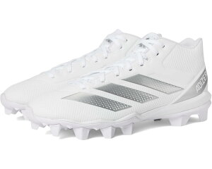(���) �A�f�B�_�X �����Y �A�f�B�[�� ���[���f�b�h ���o�[ �t�b�g�{�[�� �N���[�c adidas men Adizero Impact.2 Molded Rubber Football Cleats White/Silver Metallic/White