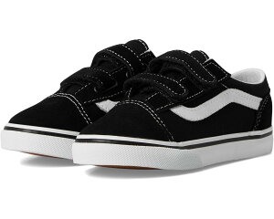 (���) �o���Y �L�b�Y �I�[���h �X�N�[�� V �R�A (�g�h���[) Vans kids Old Skool V Core (Toddler) Black