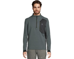 (���) �X�p�C�_�[ �����Y �o���f�B�b�g 1/2 �W�b�v Spyder men Bandit 1/2 Zip Slate Blue