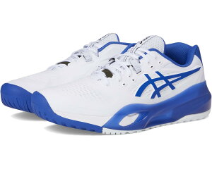 (���) �A�V�b�N�X �����Y �Q��-���]�����[�V���� X ASICS men Gel-Resolution X White/Dark Cobalt