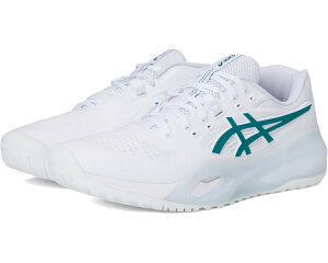 (���) �A�V�b�N�X �����Y �Q��-���]�����[�V���� X ASICS men Gel-Resolution X White/Pitch Green