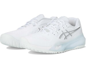 (���) �A�V�b�N�X ���f�B�[�X �Q��-���]�����[�V���� X ASICS women Gel-Resolution X White/Pure Silver