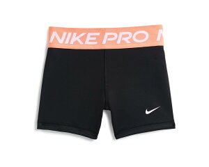 (���) �i�C�L �L�b�Y �v�� �V���[�c (���g�� �L�b�h/�r�b�O �L�b�h) Nike kids Pro Shorts (Little Kid/Big Kid) Black/Apricot Agate/White
