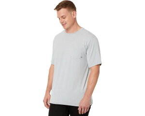 (���) �t���[�t���C �����Y �o���u�[ �t���b�N�X �|�P�b�g �e�B�[ Free Fly men Bamboo Flex Pocket Tee Heather Aspen Grey