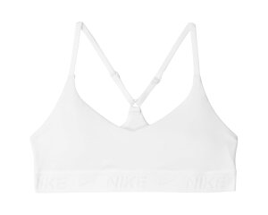 (���) �i�C�L �L�b�Y �h���C-�t�B�b�g �C���f�B �u�� (���g�� �L�b�h/�r�b�O �L�b�h) Nike kids Dri-FIT Indy Bra (Little Kid/Big Kid) White/White