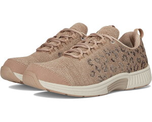 (���) �I���\�t�B�[�g ���f�B�[�X �R�[���� Orthofeet women Coral Beige Leopard