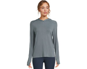 (���) �t���[�t���C ���f�B�[�X �o���u�[ �V�F�[�h �u�[�f�B �� Free Fly women Bamboo Shade Hoodie II Slate Blue