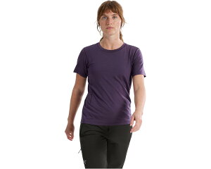 (���) ���f�B�[�X ���i �����m �E�[�� �N���[ �V���[�g �X���[�u Arcteryx women Lana Merino Wool Crew Short Sleeve Moondrop