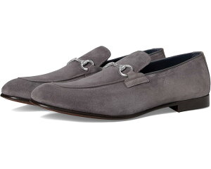 (���) �����Y �e�C���[ �r�b�g Johnston  Murphy Collection men Taylor Bit Gray Italian Suede