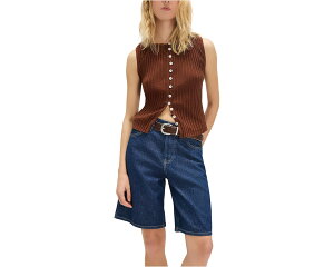 (���) �t���[�s�[�v�� ���f�B�[�X �e�B���[ �x�X�g Free People women Tilly Vest Honey Bronze