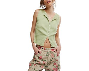 (���) �t���[�s�[�v�� ���f�B�[�X �e�B���[ �x�X�g Free People women Tilly Vest Weeping Willow