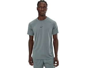 (���) �i�C�L �����Y �v�� �h���C-�t�B�b�g �X���� �V���[�g �X���[�u �g�b�v Nike men Pro Dri-FIT Slim Short Sleeve Top Smoke Grey/Black