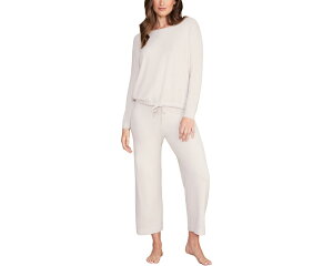 (���) �x�A�t�b�g�h���[���X ���f�B�[�X �R�[�W�V�b�N �E���g�� ���C�g �L�����b�g Barefoot Dreams women CozyChic Ultra Lite Culotte Stone