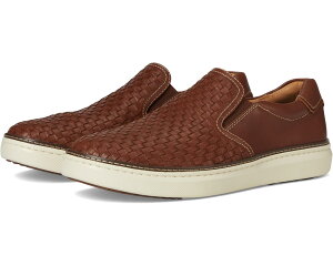 (���) �����Y �}�N�K�t�B�[ 2 �E�[�u�� �X���b�|�� Johnston  Murphy men Mcguffey 2 Woven Slip-On Tan Woven Full Grain