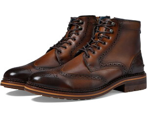(���) �����Y �R�l���[ �E�C���O �e�B�b�v �u�[�c Johnston  Murphy men Connelly Wing Tip Boot Tan Full Grain