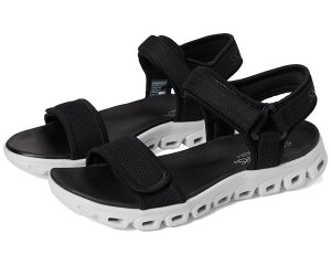 (���) �X�P�b�`���[�Y ���f�B�[�X �O���C�h-�X�e�b�v - �j���[ �t���E SKECHERS women Glide-Step - New Flow Black