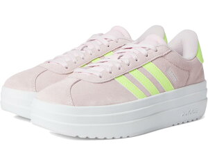 (���) �A�f�B�_�X �L�b�Y Vl �R�[�g �{�[���h �X�|�[�c�E�F�A �V���[�Y (�r�b�O �L�b�h) adidas kids VL Court Bold Sportswear Shoes (Big Kid) Clear Pink/Yellow/White