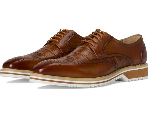 (���) �X�e�C�V�[ �A�_���X �����Y �o�[�����g �E�C���O �e�B�b�v ���[�X-�A�b�v Stacy Adams men Beaumont Wing Tip Lace-Up Tan