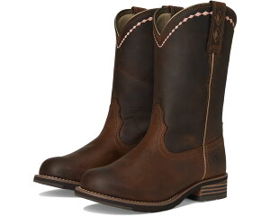 (���) �A���A�b�g ���f�B�[�X �A���u���C�h���h ���[�p�[ Ariat women Unbridled Roper Distressed Brown