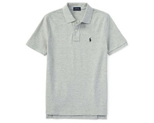 (���) �����t���[���� �L�b�Y �R�b�g�� ���b�V�� �|�� �V���c (���g�� �L�b�Y) Polo Ralph Lauren kids Cotton Mesh Polo Shirt (Little Kids) New Grey Heather