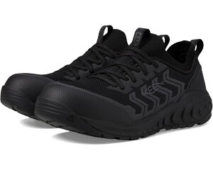 (���) �L�[�� ���[�e�B���e�B �����Y �A�[�o�_ �V�t�g (�R���v �g�D) KEEN Utility men Arvada Shift (Comp Toe) Black/Magnet