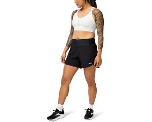 (���) �u���b�N�X ���f�B�[�X �`�F�C�T�[ �V���[�c 2.0 Brooks women Chaser 5 Shorts 2.0 Black