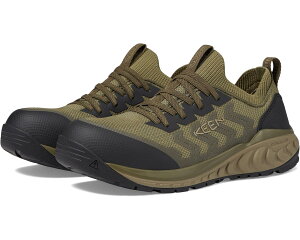 (���) �L�[�� ���[�e�B���e�B �����Y �A�[�o�_ �V�t�g (�R���v �g�D) KEEN Utility men Arvada Shift (Comp Toe) Martini Olive/Black