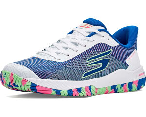 (���) �X�P�b�`���[�Y �����Y �s�b�N���{�[�� �o�C�p�[ �R�[�g �v�� 2.0 �X�j�[�J�[ SKECHERS men Pickleball Viper Court Pro 2.0 Sneaker White/Blue/Purple