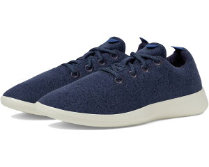 (���) �I�[���o�[�Y ���f�B�[�X �E�[�� �����i�[ Allbirds women Wool Runner Hazy Indigo (Blizzard)