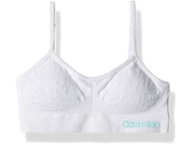 (取寄) カルバンクライン キッズ ガールズ ソフト クロップ ブラ (リトル キッズ/ビッグ キッズ) Calvin Klein Kids girls Calvin Klein Kids Soft Crop Bra (Little Kids/Big Kids) Classic White