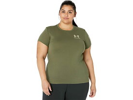 (取寄) アンダーアーマー レディース ニュー フリーダム フロッグ Tシャツ Under Armour women New Freedom Flag T-Shirt Marine OD Green/Desert Sand