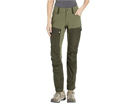 (取寄) フェールラーベン レディース ケブ トラウザーズ カーブ Fjllrven women Fjallraven Keb Trousers Curved Deep Forest/Laurel Green