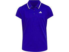 (取寄) アディダス ゴルフウェア キッズ ガールズ テクスチャー ポロシャツ adidas Golf Kids girls adidas Golf Kids Textured Polo Shirt (Little Kids/Big Kids) Lucid Blue