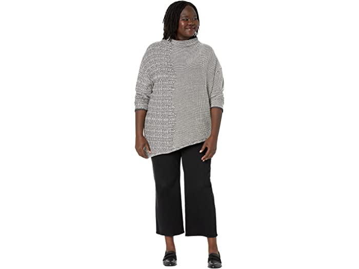 (取寄) ニックゾー レディース プラス サイズ ピクセル ニット セーター NIC+ZOE women NIC+ZOE Plus Size  Pixel Knit Sweater Black Multi | ジェットラグ楽天市場店