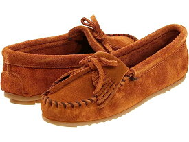 (取寄) ミネトンカ レディース キルティ スエード モック Minnetonka women Minnetonka Kilty Suede Moc Brown Suede