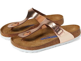 ビルケンシュトック ギゼ レディース サンダル レザーサンダル ソフト フットベッド メタリック カッパー Birkenstock women Gizeh Soft Footbed Metallic Leather Metallic Copper Leather