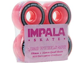 (取寄) インパラ ローラースケート キッズ インパラ リプレイスメント ホイール 4-パック Impala Rollerskates kids Impala Rollerskates Impala Replacement Wheel 4-Pack Pink