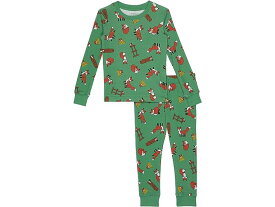 (取寄) エルエルビーン キッズ オーガニック コットン フィッティド パジャマ (トドラー) L.L.Bean kids L.L.Bean Organic Cotton Fitted Pajamas (Toddler) Greenfield Foxes