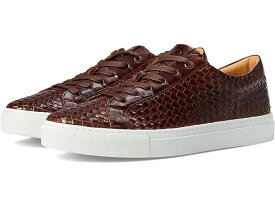 (取寄) グレイツ メンズ ロイヤル ウーブン GREATS men GREATS Royale Woven Dark Brown Woven Leather