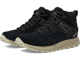 (取寄) メレル メンズ ワイルドクロスウッド ミッド LTR ウォータープルーフ Merrell men Merrell Wildwood Mid LTR Waterproof Black 1