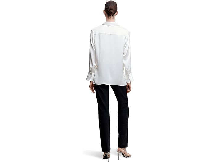(取寄) マンゴ レディース ブランユー シャツ MANGO women MANGO Blancu Shirt Off-White |  ジェットラグ楽天市場店